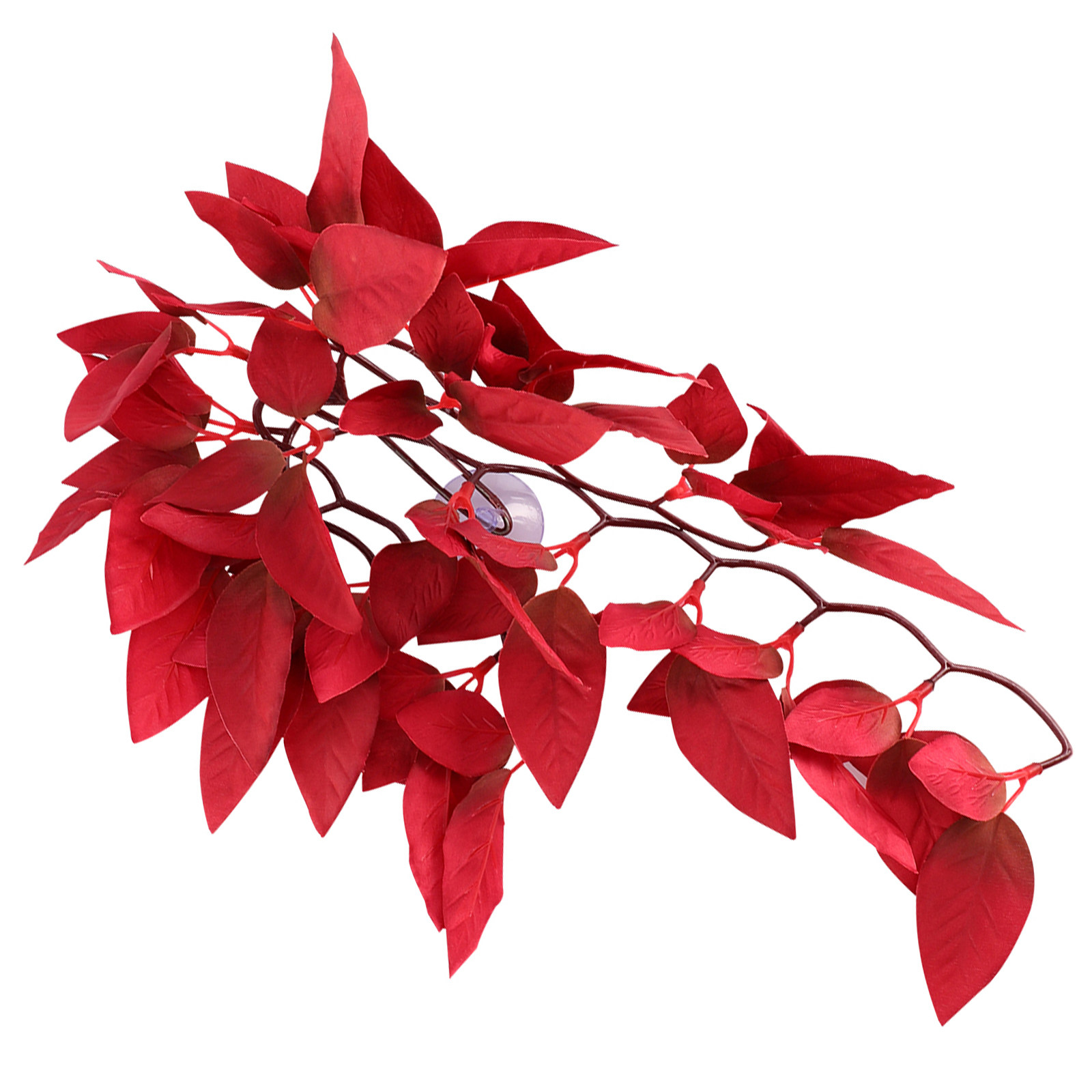 Aquarium Plant Red - 실물 같은 붉은색 인조 수초, 수족관