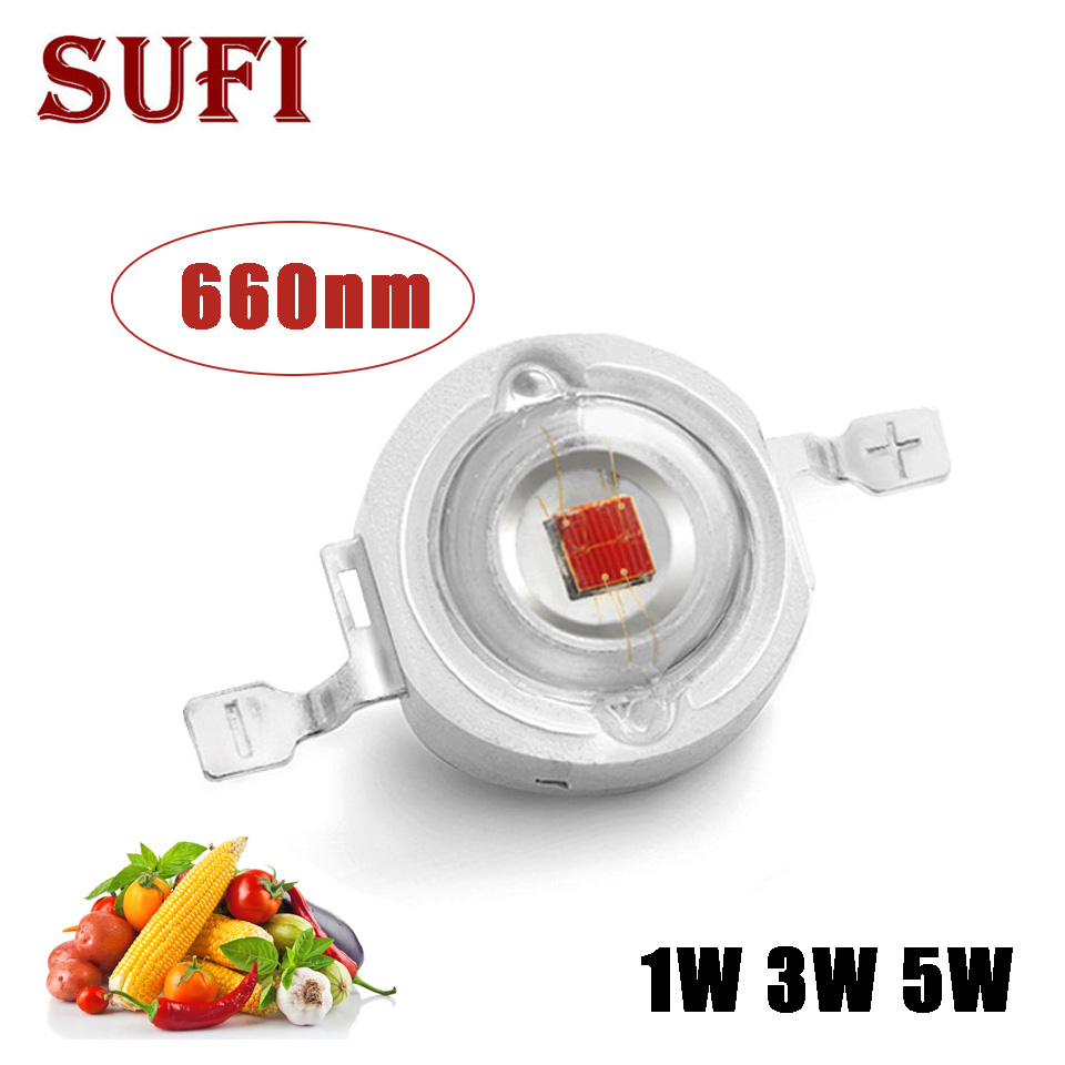 Aquarium Plant Red - 10-50PCS 딥 레드 660nm LED 램프
