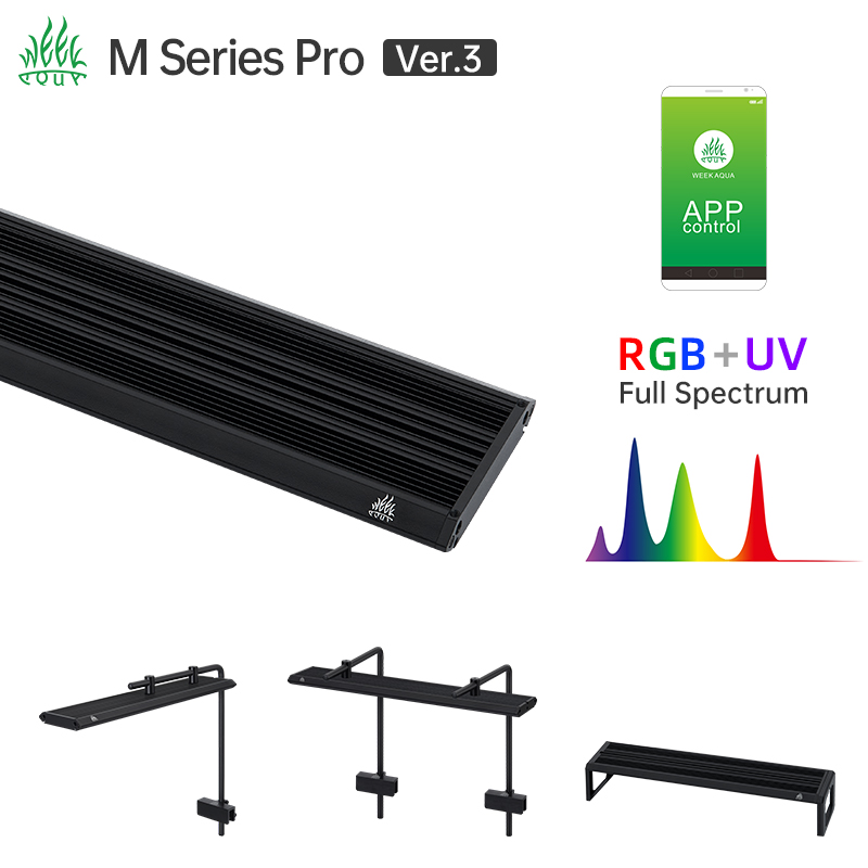 Aquarium Planted Tank Light - 위크 아쿠아 M 시리즈 RGB UV