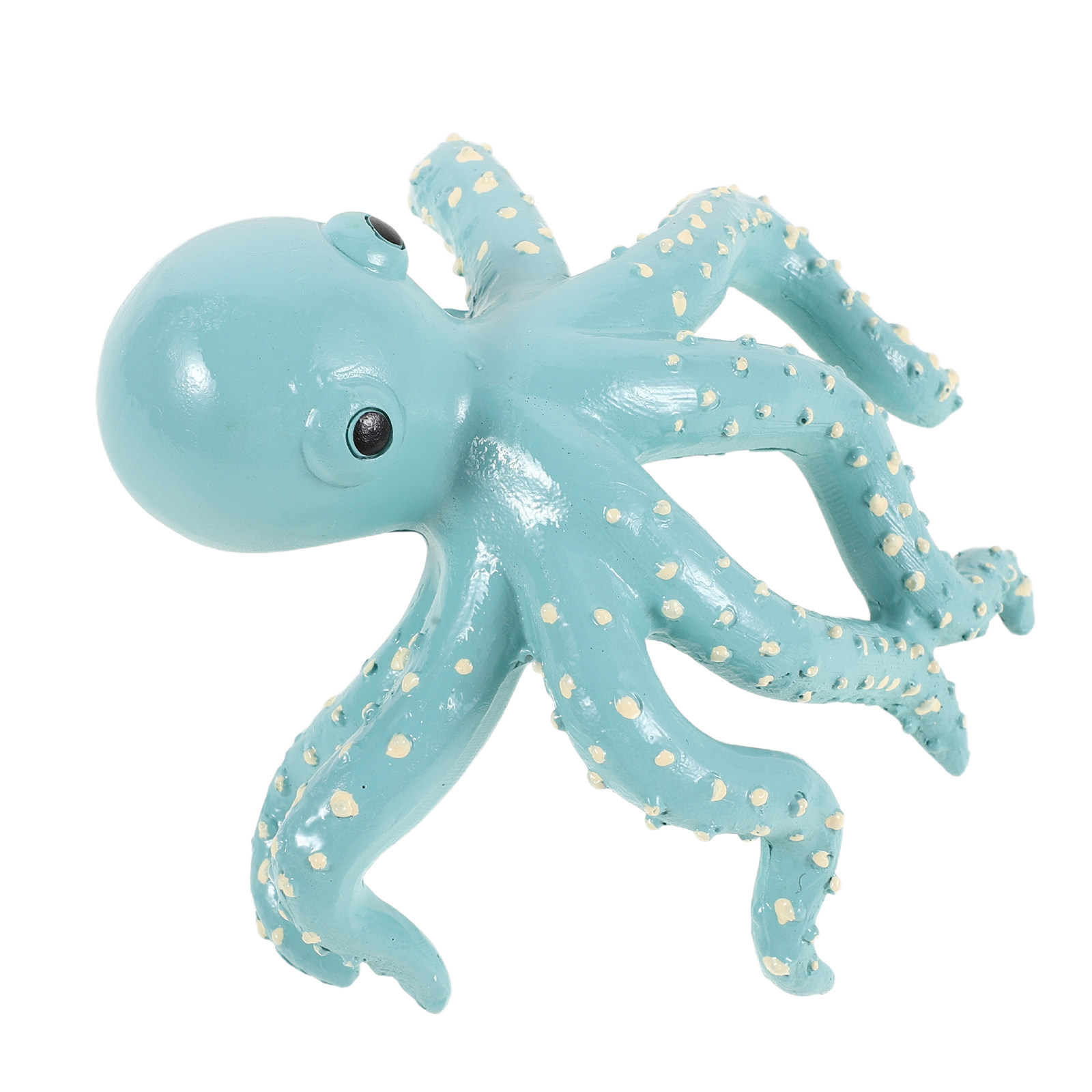 Aquarium Plant Octopus - 등반하는 문어 조각상 레진 미니어처 유연한