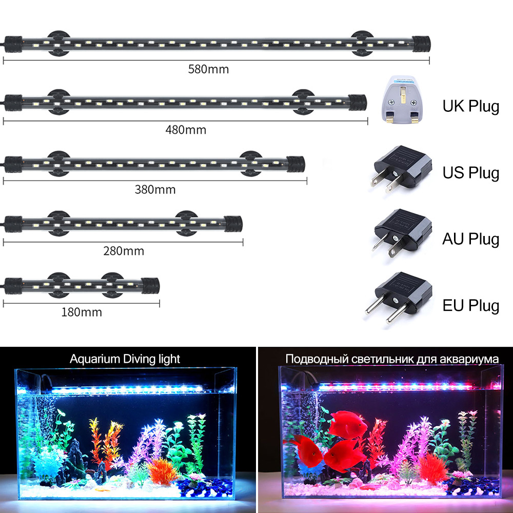 Aquarium Planted Tank Light - 90-260V 수족관 빛 LED 방수 물고기