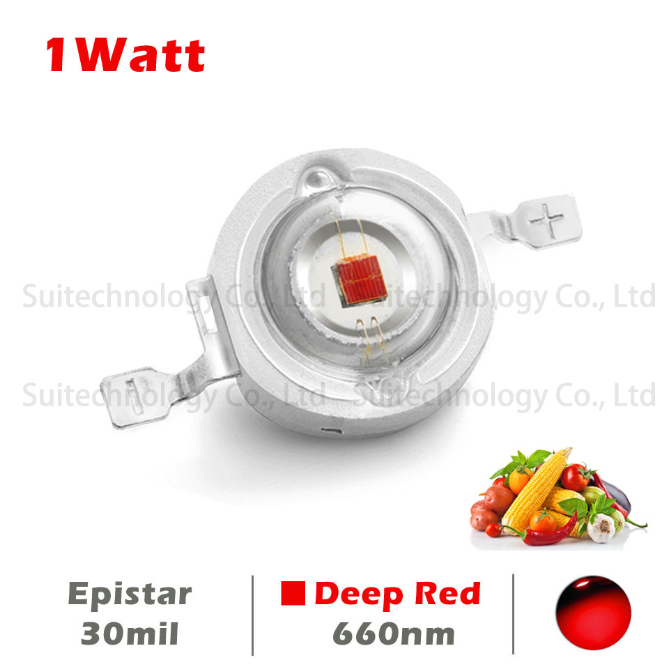 10-50PCS 딥 레드 660nm LED 램프 구슬  - Aquarium Plant Red 리뷰 및 가격