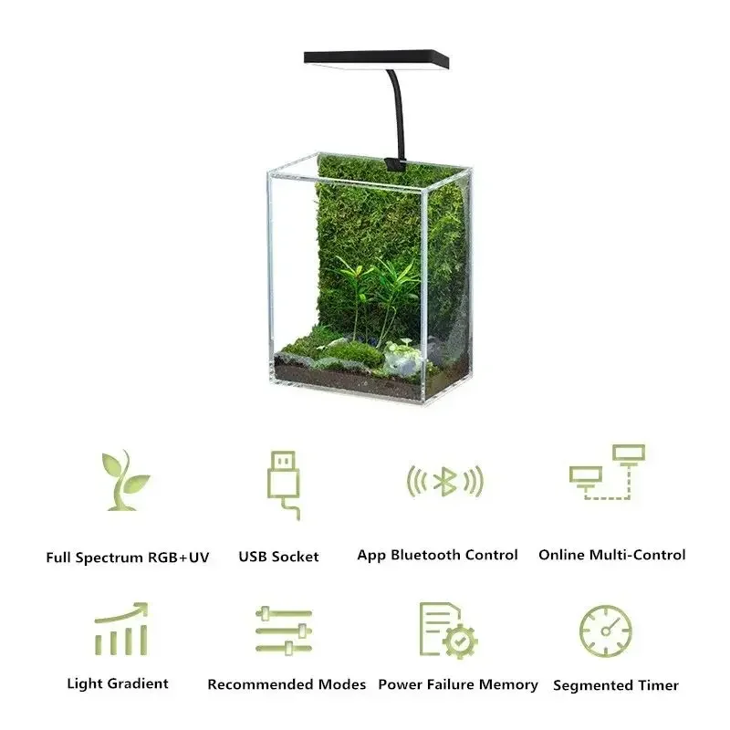 위크 아쿠아 맥 프로 USB 나노 수족관 조명 식물 성 - Aquarium Planted Tank Light 리뷰 및 가격