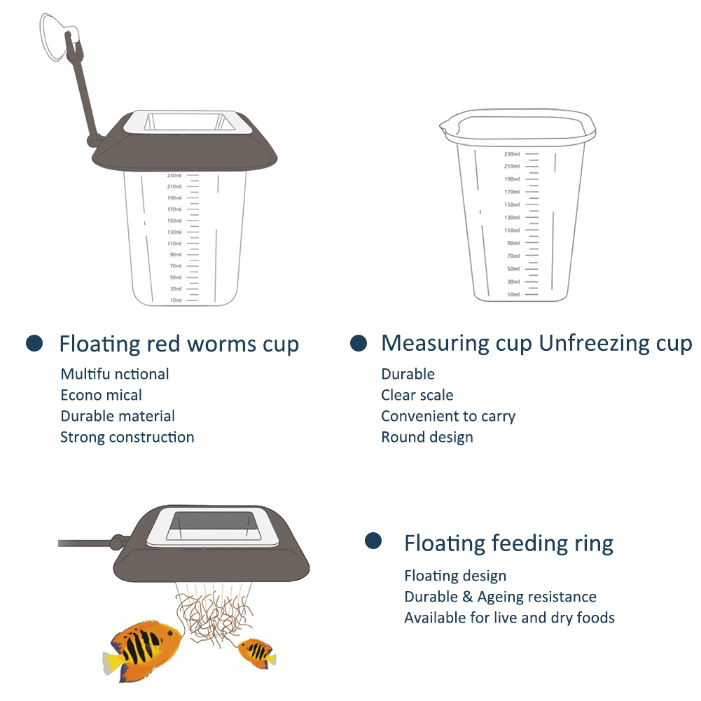 물고기 탱크 피더 레드 웜 컵 깔때기 먹이 컵 피더 흡 - Aquarium Plant Red 리뷰 및 가격