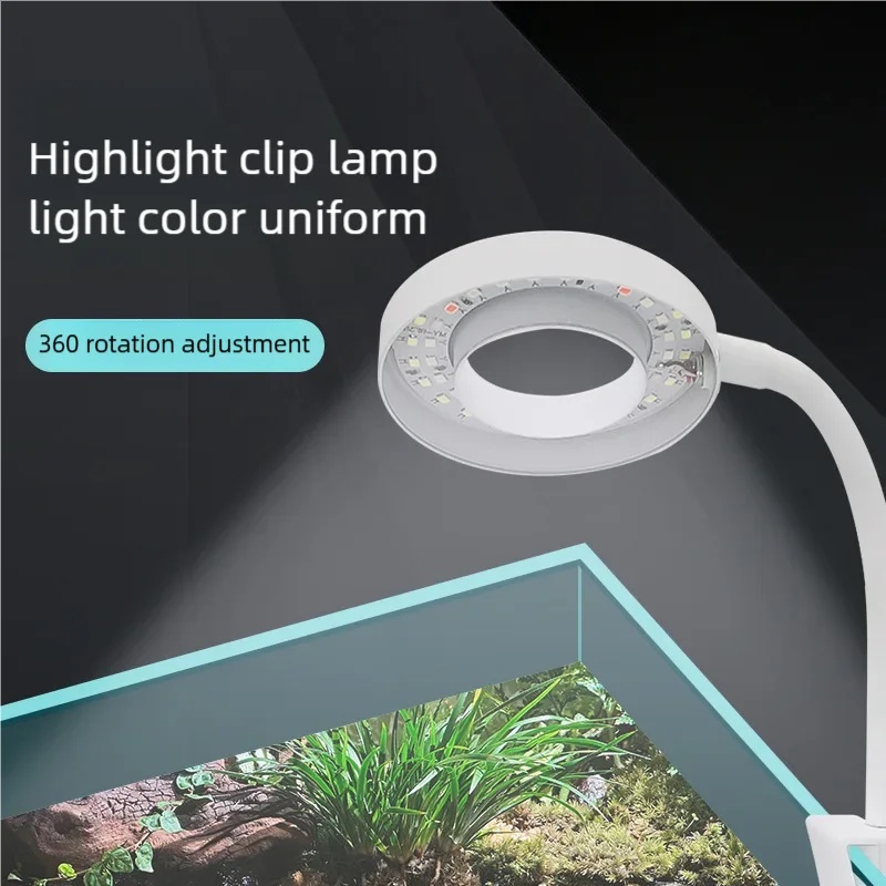 3W LED 클립형 수족관 조명 풀 스펙트럼 USB 어 - Aquarium Plant Growing 리뷰 및 가격