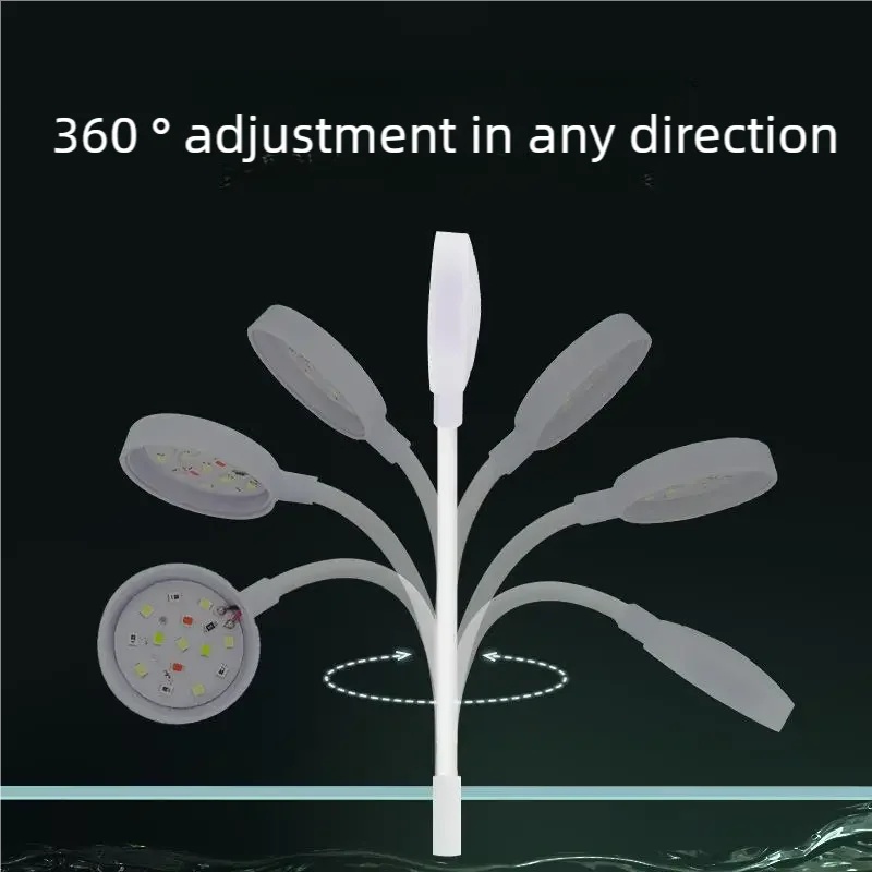 3W LED 클립형 수족관 조명 풀 스펙트럼 USB 어 - Aquarium Plant Growing 리뷰 및 가격