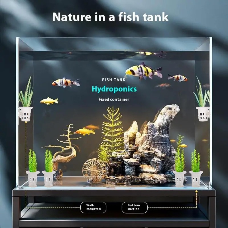 10/20/30Pcs 플라스틱 수족관 심기 컵, 흡착판 - Aquarium Plant Growing 리뷰 및 가격